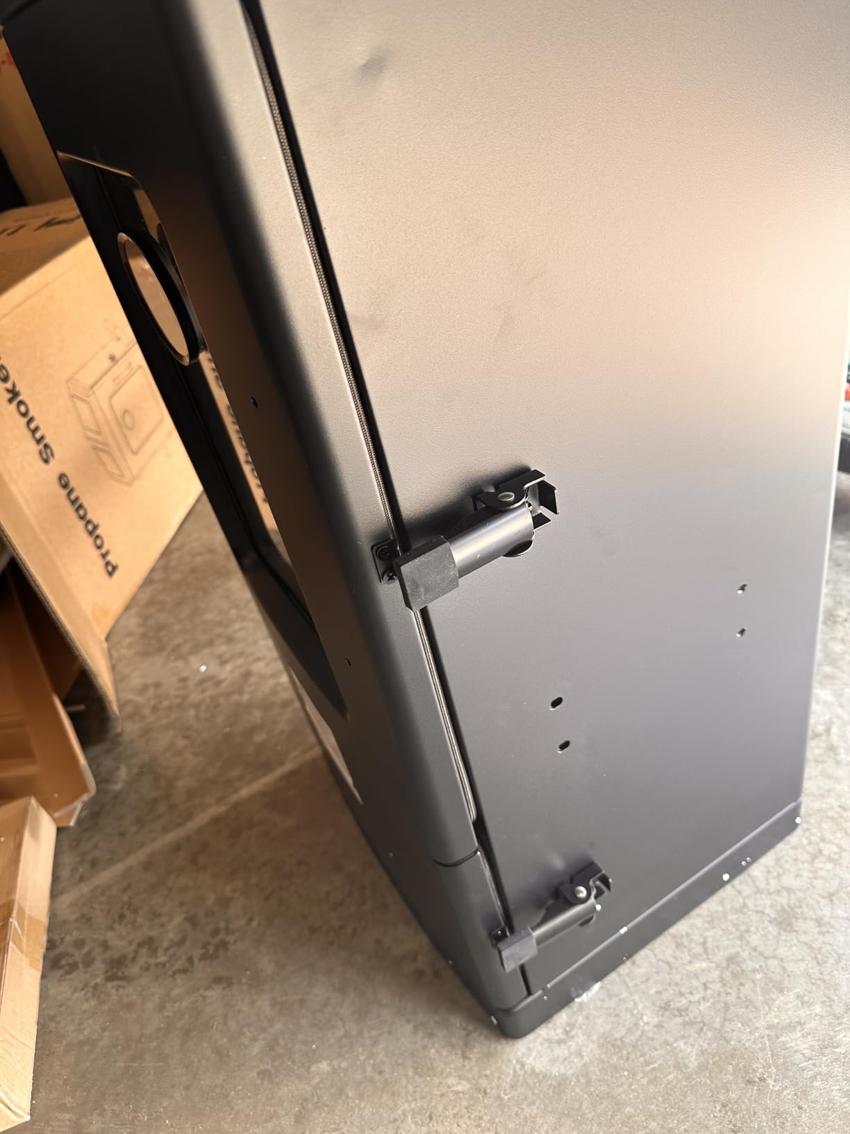 4-Rack Vertical Propane Smoker with Cover customer photo 2