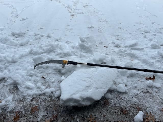 14.5FT Pole Saw with Adjustable Length for Tree Trimming, Lightweight Manual Pruning Saw with Mn Steel Blade, Long Extension Branch Cutter High Reach for Yard, Garden, Patio & Forestry Use customer photo 2