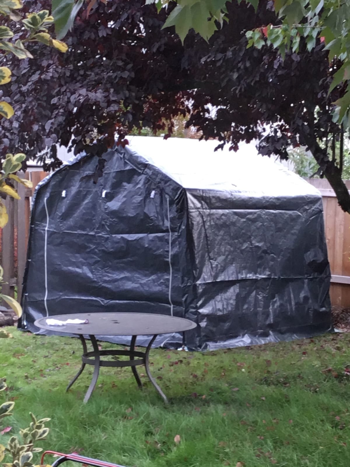 Quictent 10x15FT Carport Storage Shelter Large Shed with Roll-Up Door&Vents customer photo 2