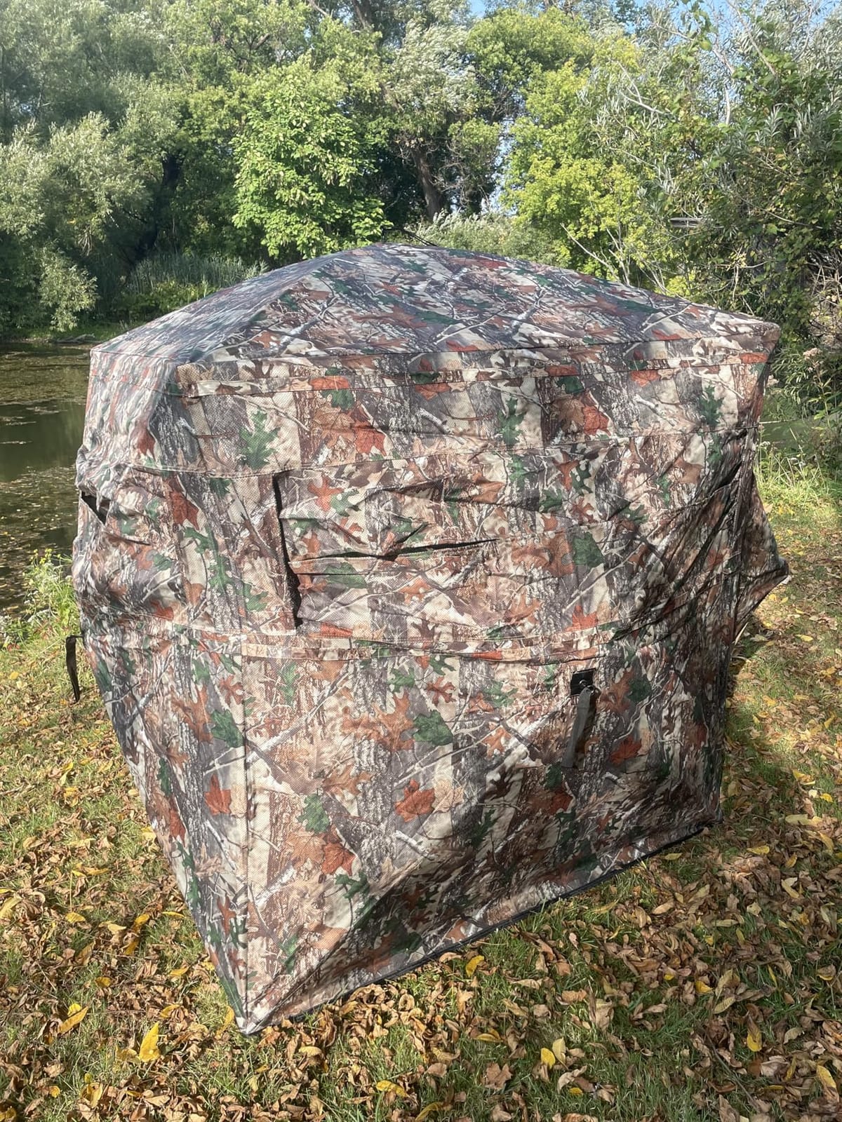 TLC Sport Hunting Blind, 360° See Through Ground Blind for 2-4 Person customer photo 1