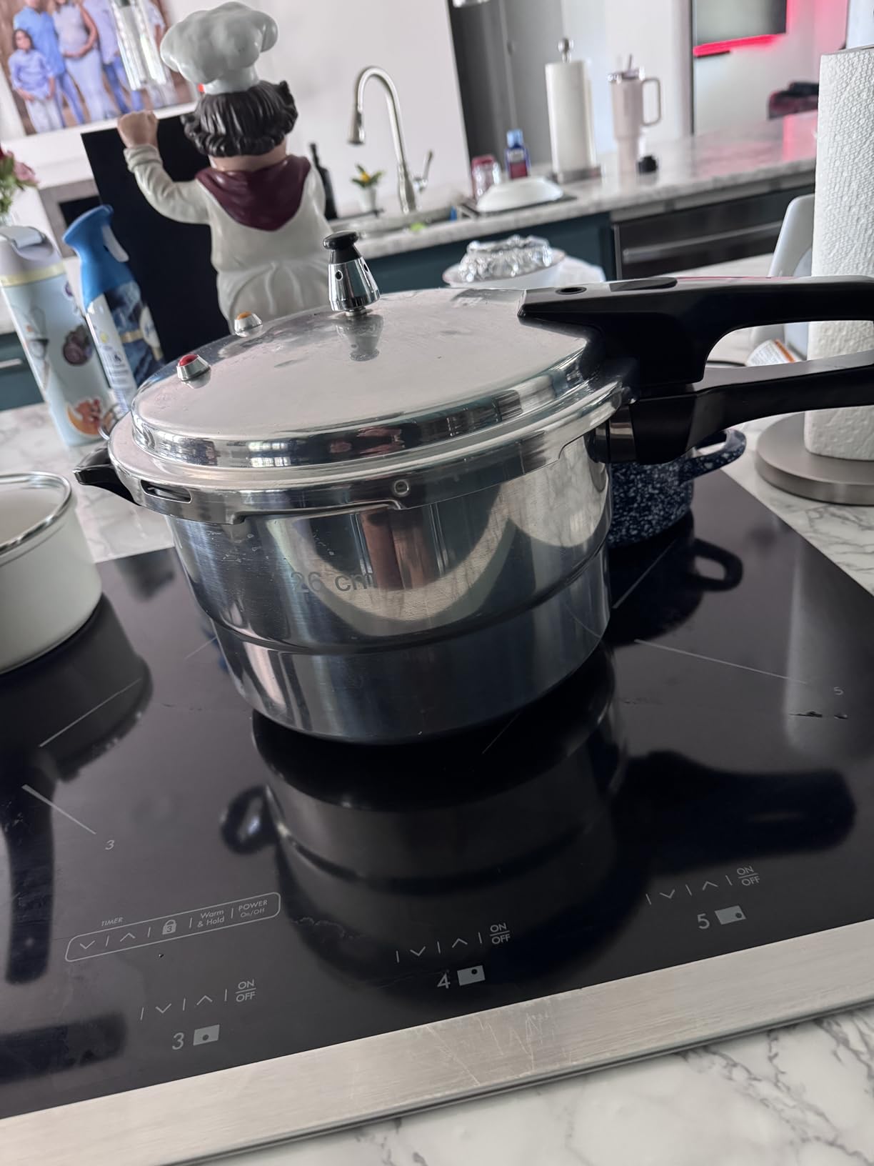 Wantjoin Aluminum Pressure Cooker 23Qt Pressure Canner, Pressure Pot with Pressure Control for Home Kitchen or Restraurant, Commercial Pressure Cooker with Gauge customer photo 2