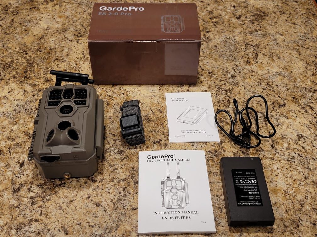 GardePro E8 2.0 Pro WiFi Bluetooth Trail Camera, Dual Antennas, 4K Video customer photo 1
