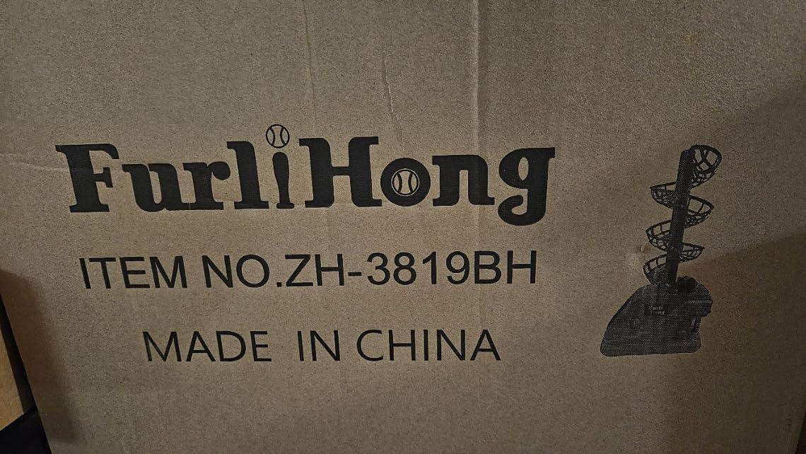 Furlihong 3819BH Portable Tennis Ball Machine – 5 Adjustable Angles, 2 Power Levels, 4 Serve Intervals, Up to 30 MPH, for All Skill Levels Training customer photo 2