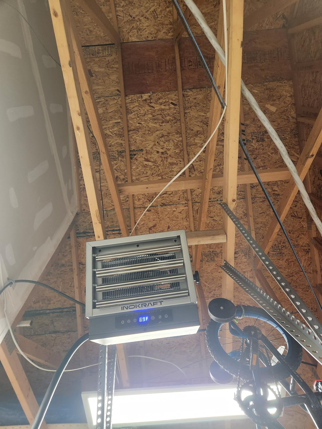 InoKraft 7500W Electric Garage Heater, 240V with NEMA 14-50P Plug customer photo 1