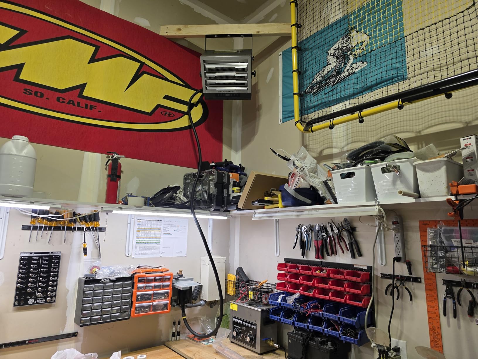InoKraft 7500W Electric Garage Heater, 240V with NEMA 14-50P Plug customer photo 2