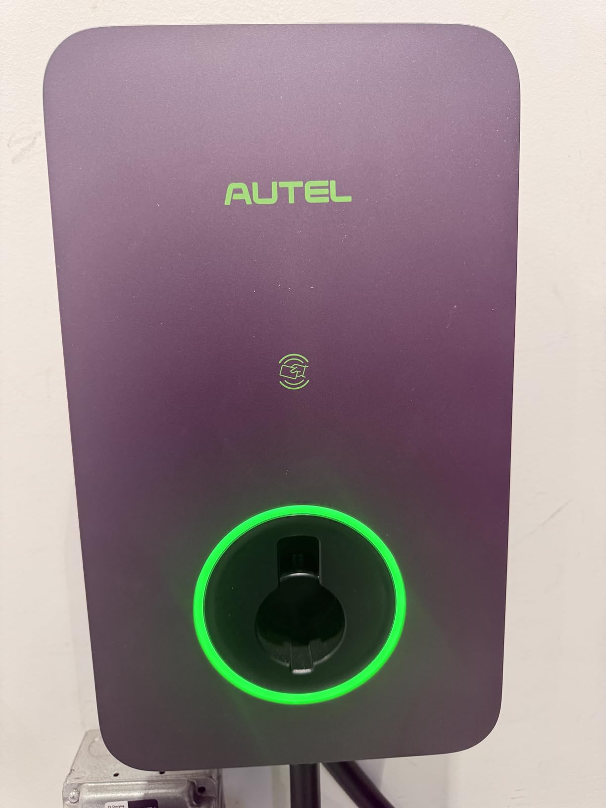 Autel MaxiCharger Level 2 Electric Vehicle (EV) Charger, up to 80 Amp Fast Charging EV Charger Level 2, Integrated Cloud with AI, Indoor/Outdoor Charging Stations J1772, Hardwired customer photo 1
