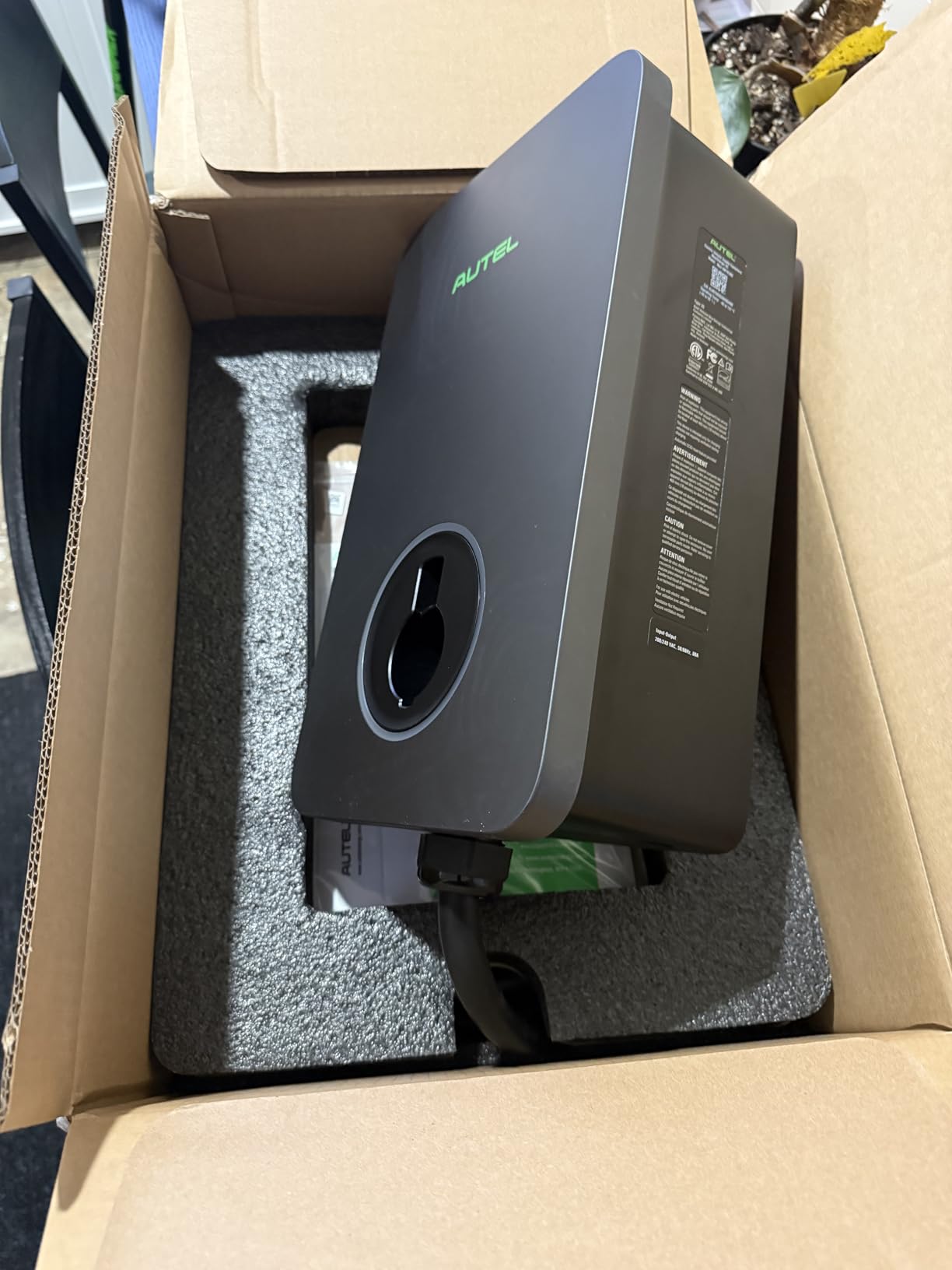 Autel MaxiCharger Level 2 Electric Vehicle (EV) Charger, up to 80 Amp Fast Charging EV Charger Level 2, Integrated Cloud with AI, Indoor/Outdoor Charging Stations J1772, Hardwired customer photo 2