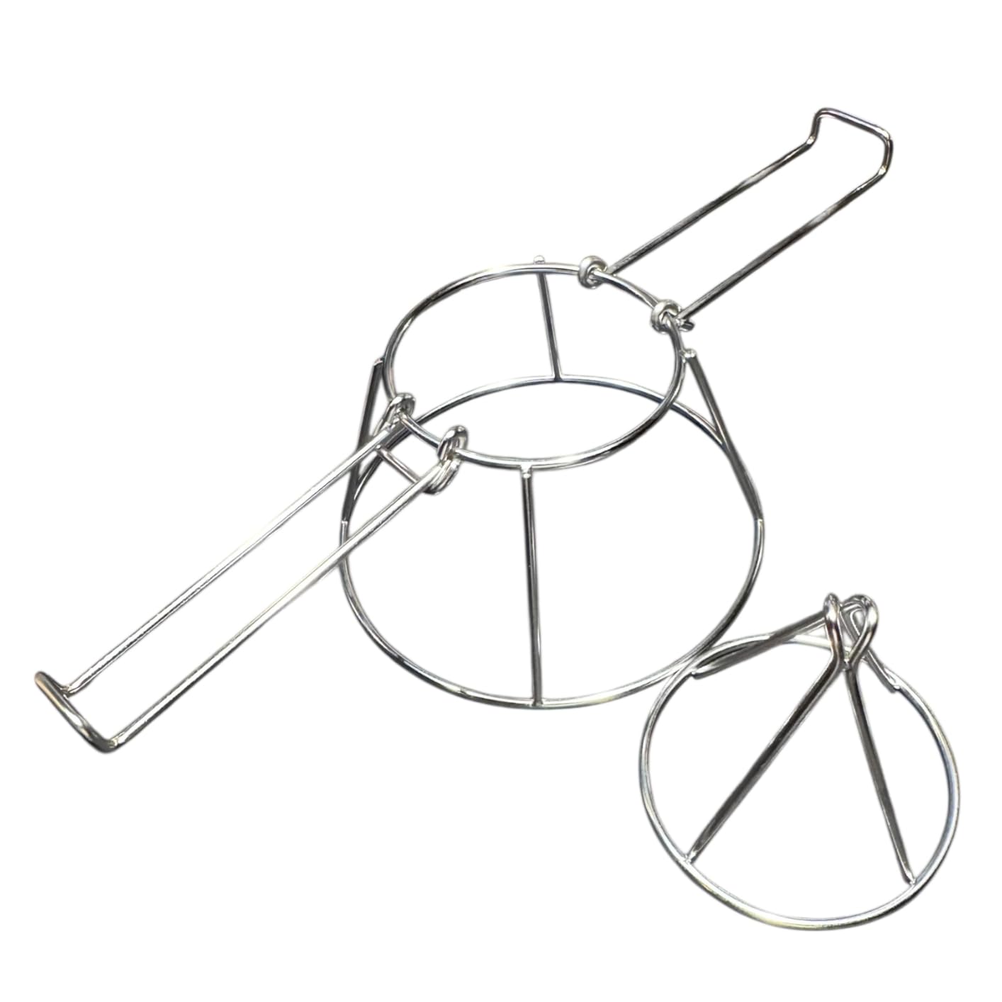 Maple Syrup Cone Filter Holder Stand with Thermometer, 10
