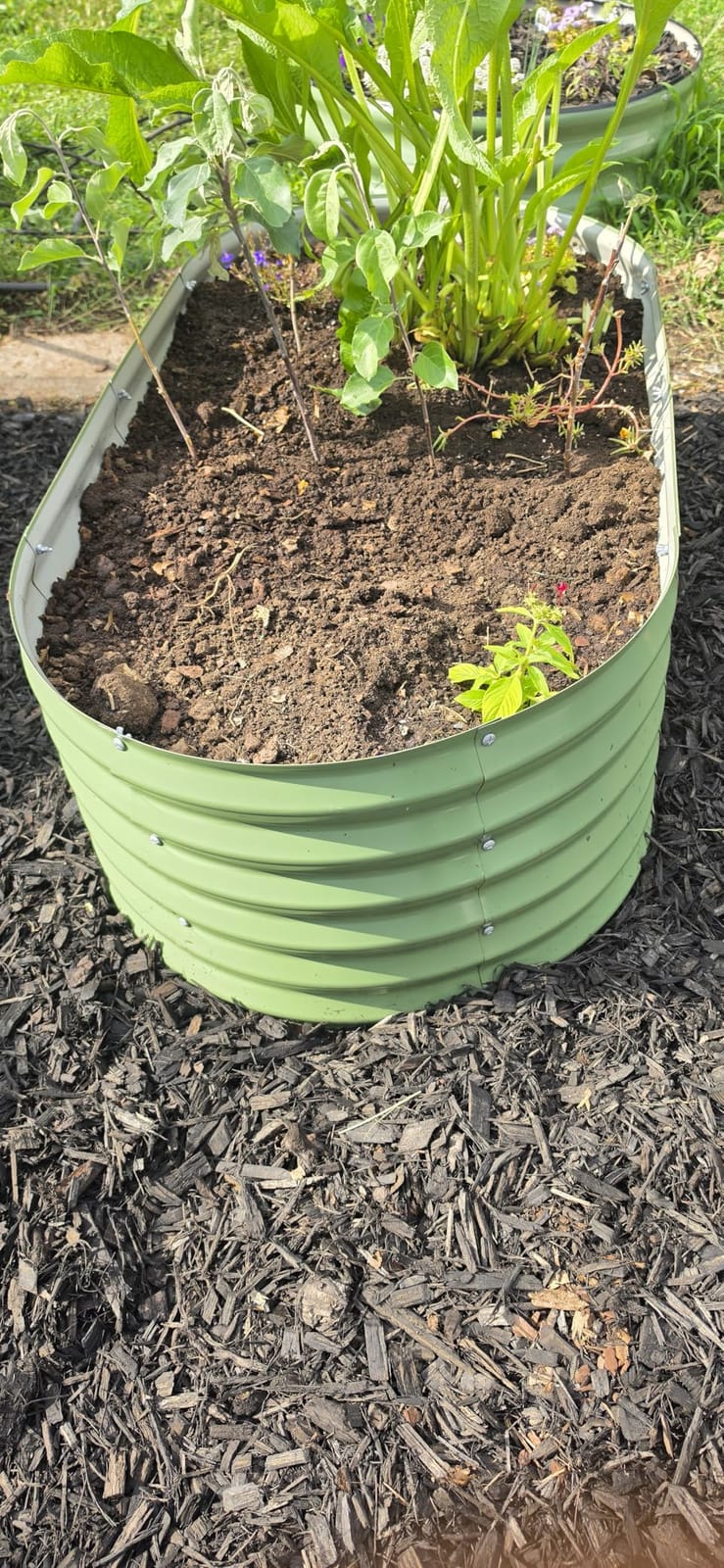 Galvanized Raised Garden Bed,4x2x1.4ft Planter Box for Deep Root Plant 3Pcs customer photo 2