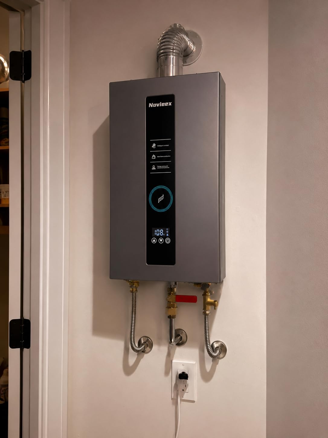 Natural Gas Tankless Water Heater, Indoor Max 4.3 GPM, 100,000 BTU customer photo 1