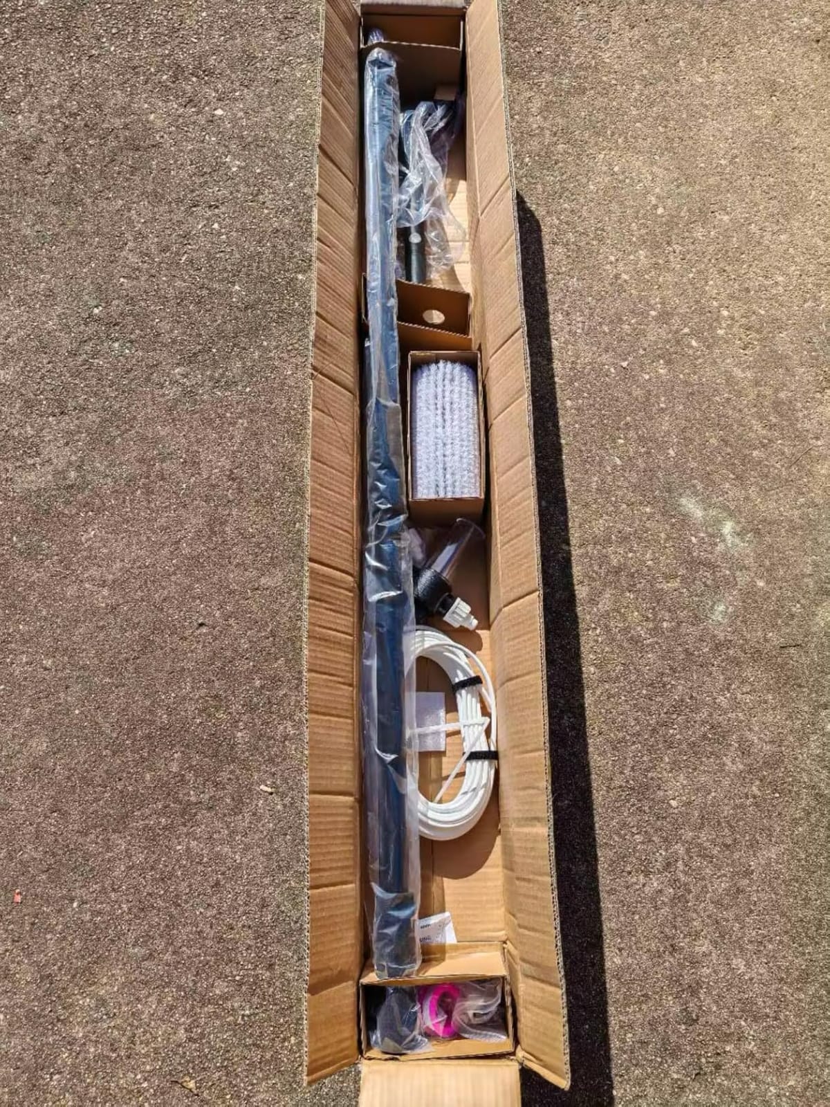 Electric Solar Panel Cleaning Brush, 20Ft, Soap Dispenser & Water Fed Pole customer photo 2