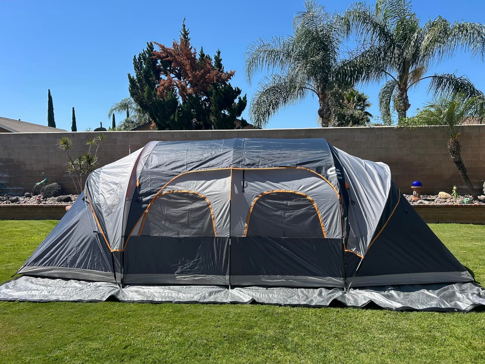 CAMPROS CP 12 Person Camping Tent, 3-Room Family Tent, Rainfly, Waterproof customer photo 1