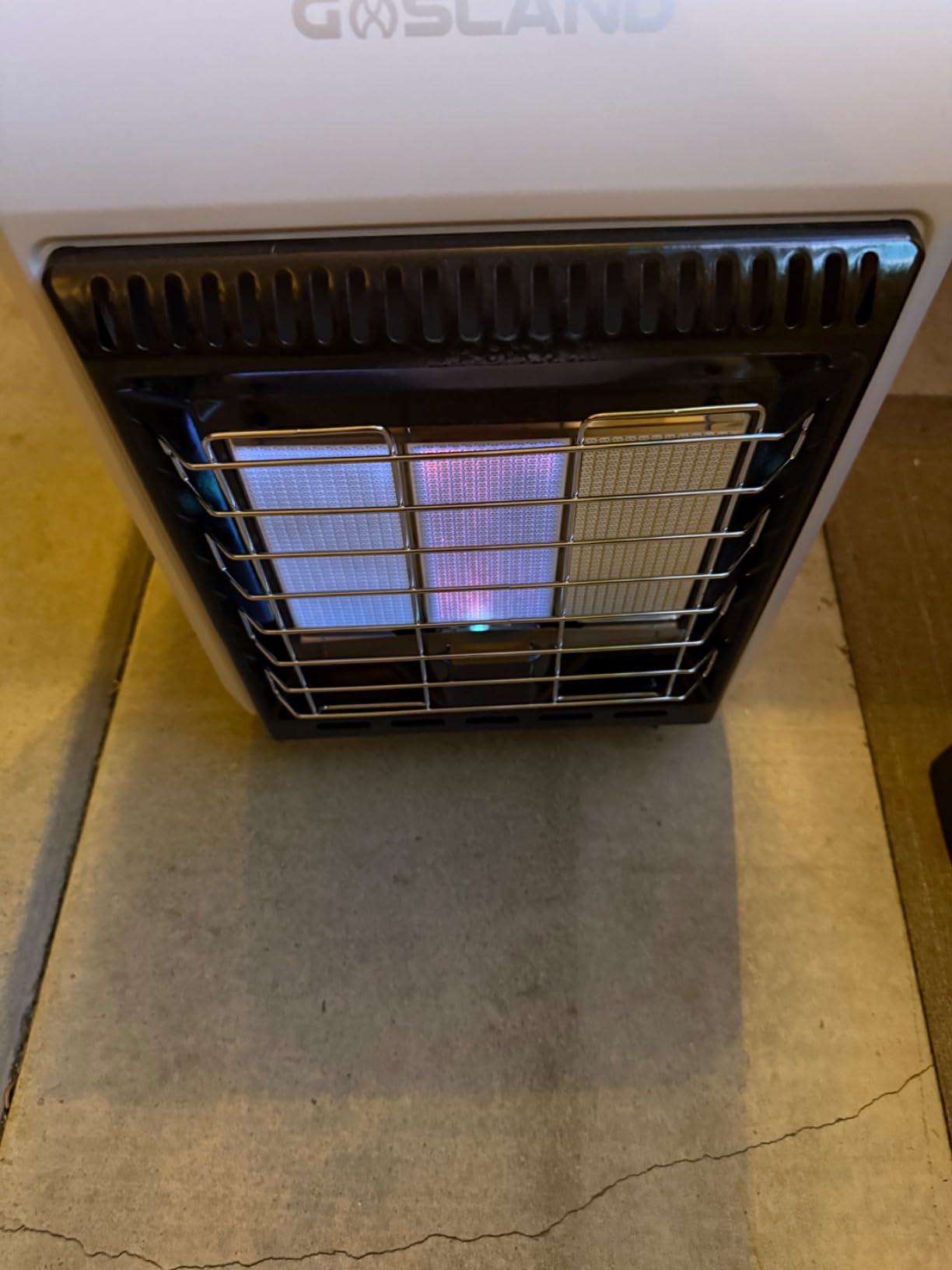 GASLAND FlameJet 60,000 BTU Propane Forced Air Heater, Portable Space Heater for Garage, Patio, Construction Sites, Industrial Space - Fast Heating customer photo 1