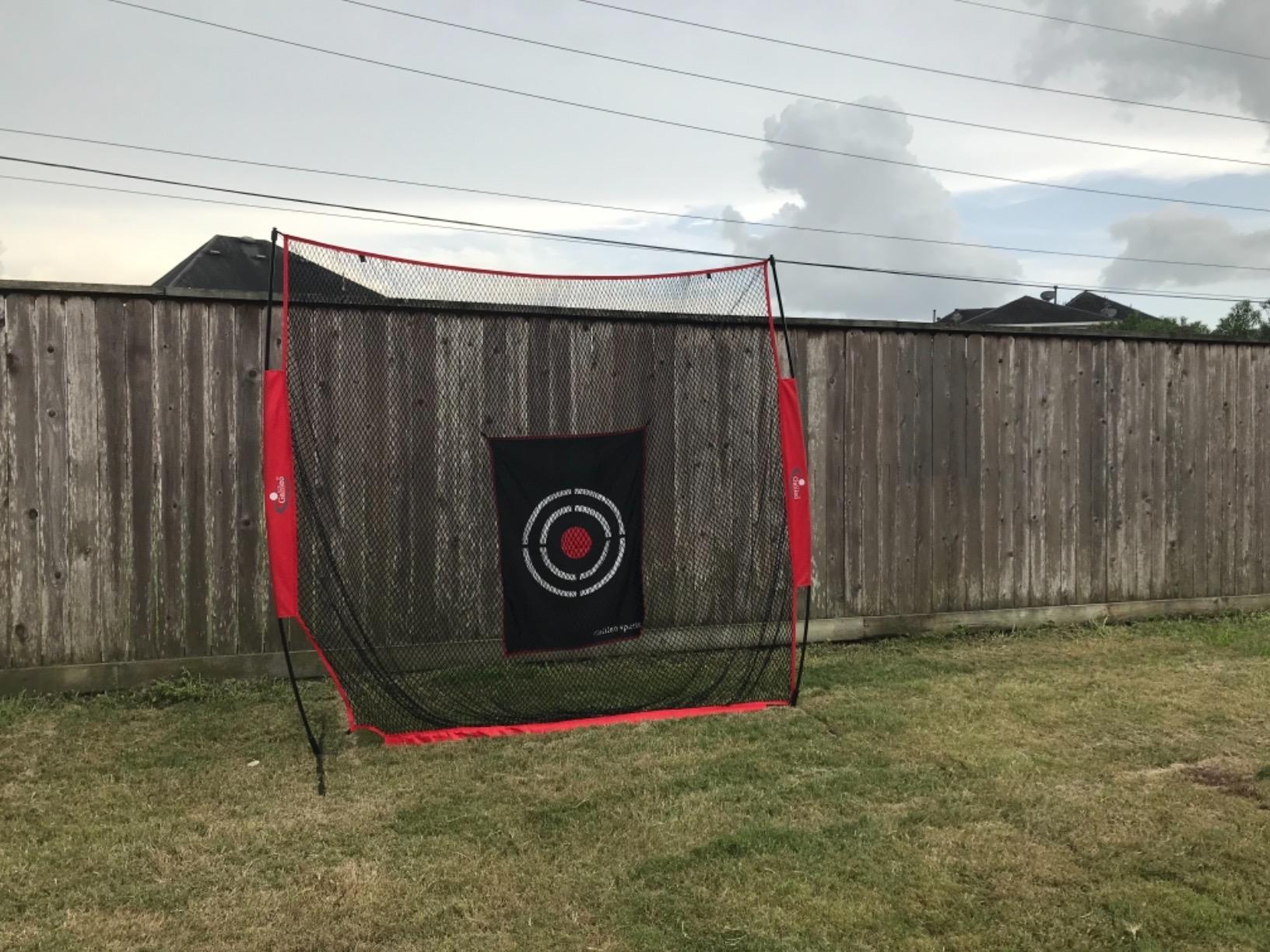 Gagalileo Heavy Duty Golf Net with Velet Target for Backyard customer photo 2