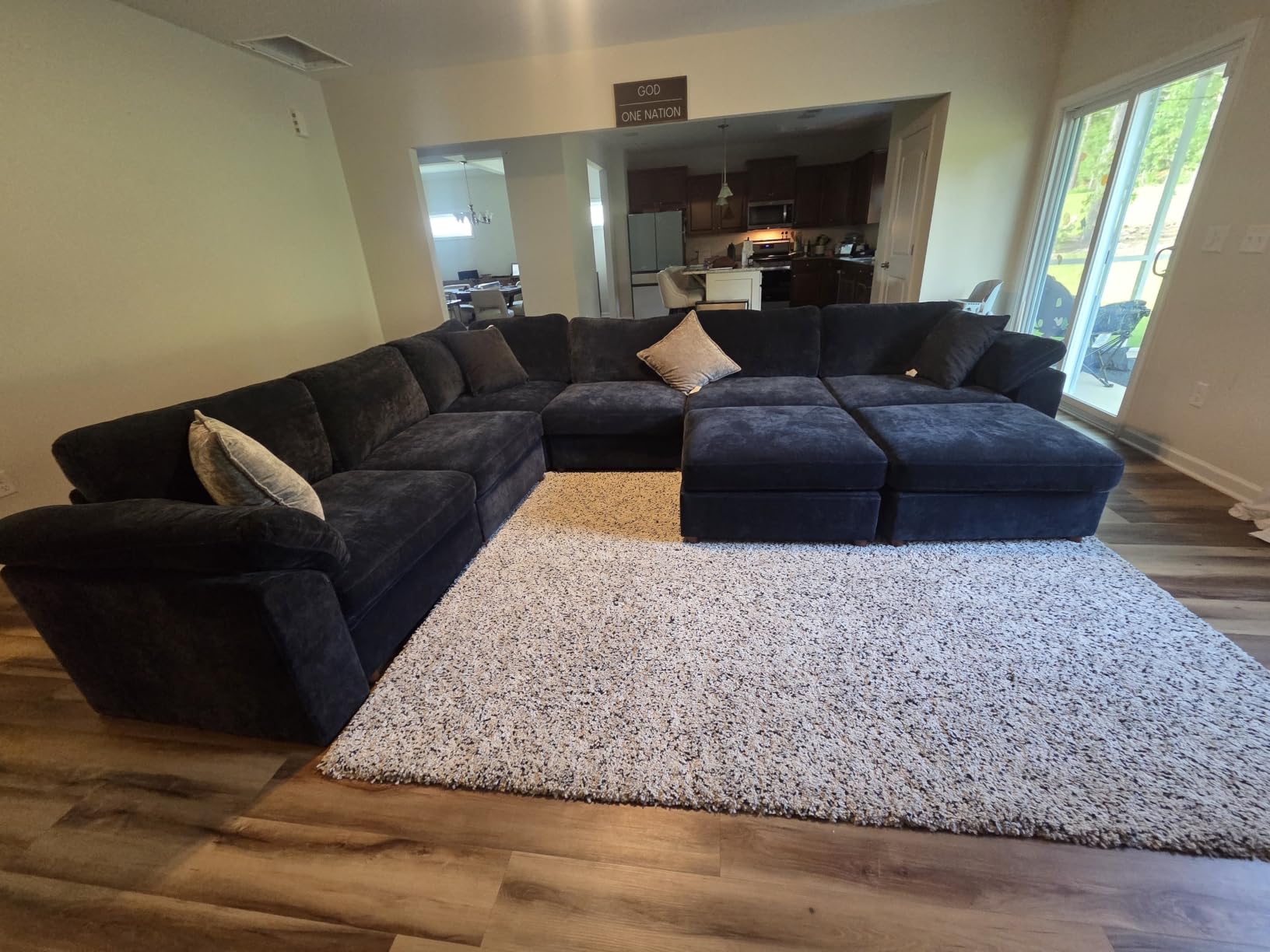EASE MOOSE Oversized Sectional Modular Sofa, Comfty Deep Seat Couch customer photo 2