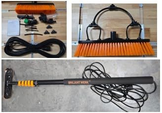 Briliantwerk Solar Panel Cleaning Brush 20 ft Extension Pole customer photo 2