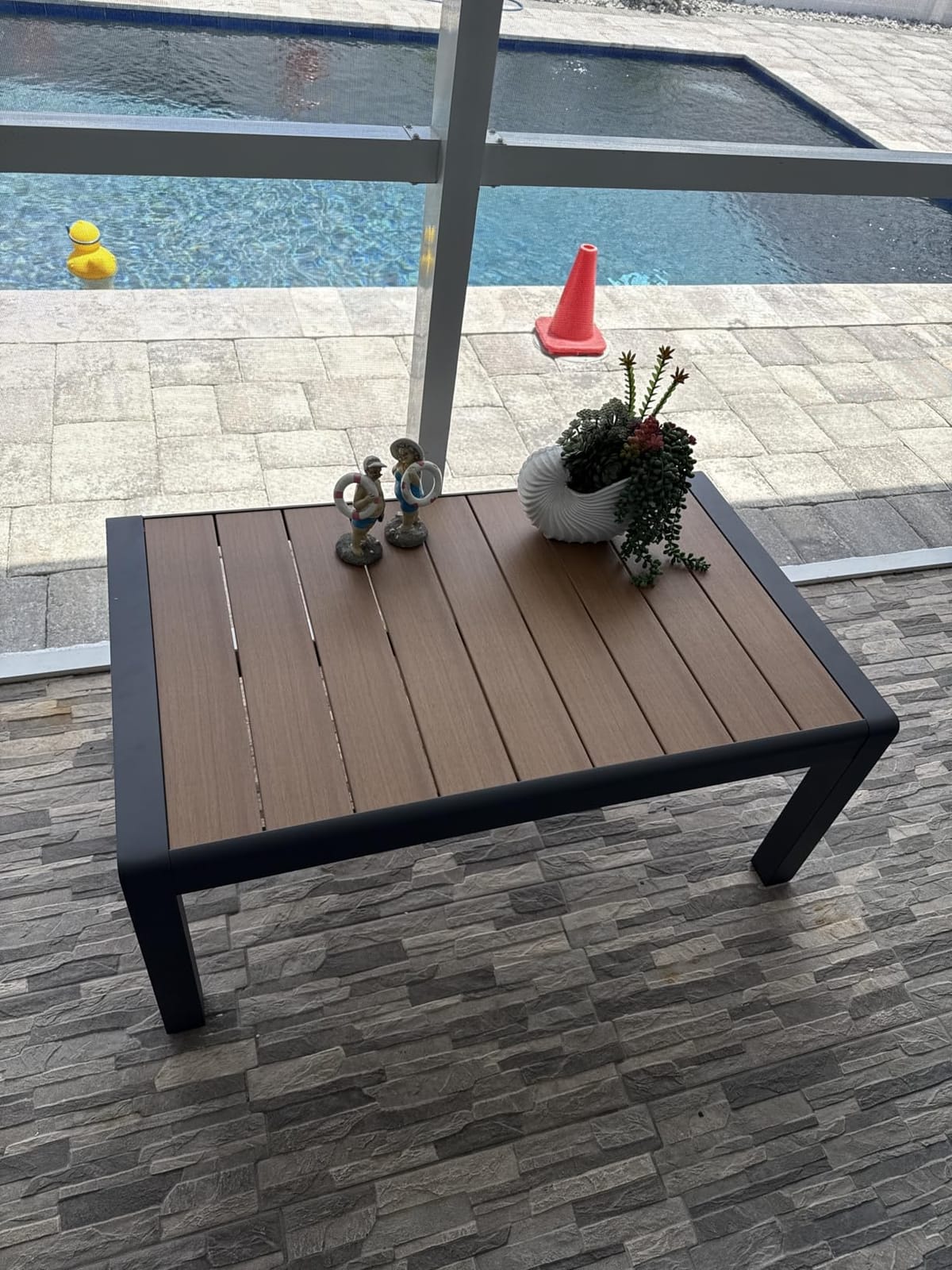 Aoxun Aluminum Patio Furniture Set, 5 Piece Luxury Outdoor Sectional with 6