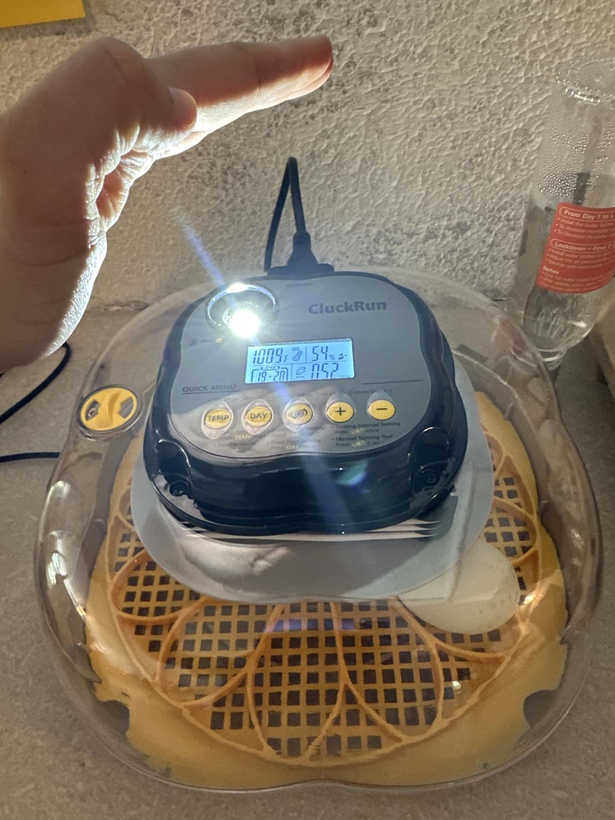 Egg Incubators for Hatching Eggs, 18 Chicken or 8 Large Eggs Incubator customer photo 2
