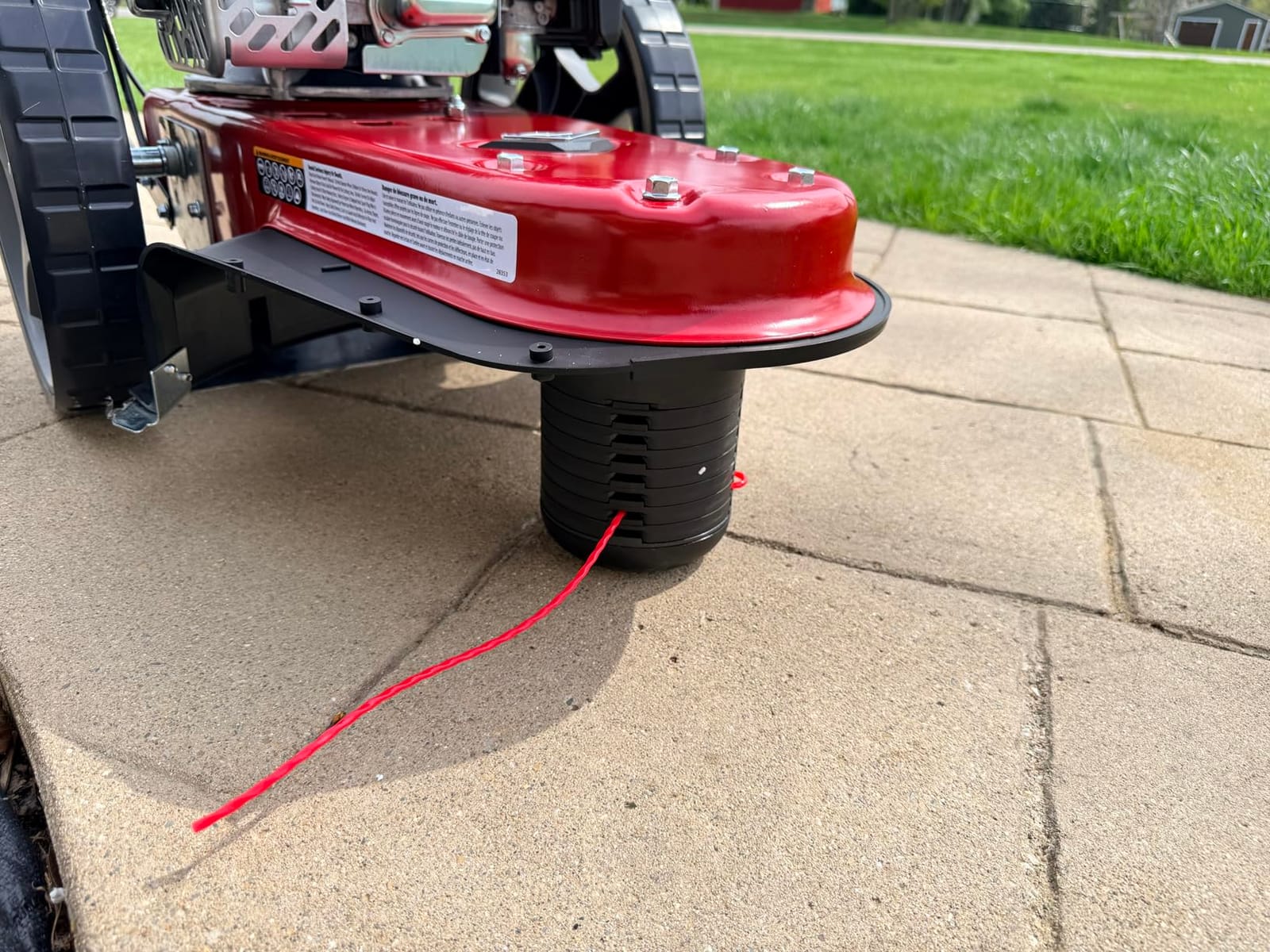 Earthquake Walk-Behind String Mower, Hurricane Cutting Head, 160cc 4-Cycle Viper Engine, Grab-N-Go Bail, 22” Cutting Diameter, Extra-Wide 2.5