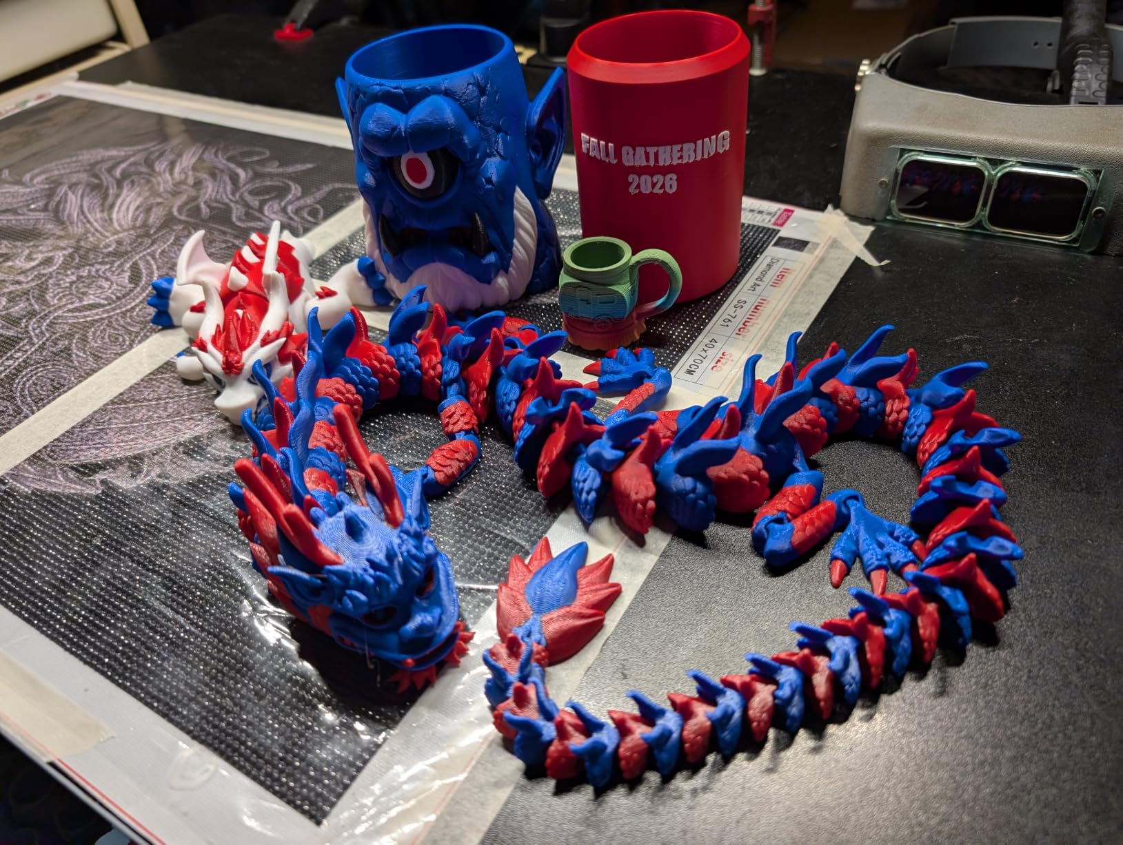 FLASHFORGE Creator 5 Pro 4-Toolhead 3D Printer, Industrial Multi-Material & Color Printing, 65°C Active Heated Chamber, Near-Zero Waste System, CoreXY 600mm/s Printing customer photo 2