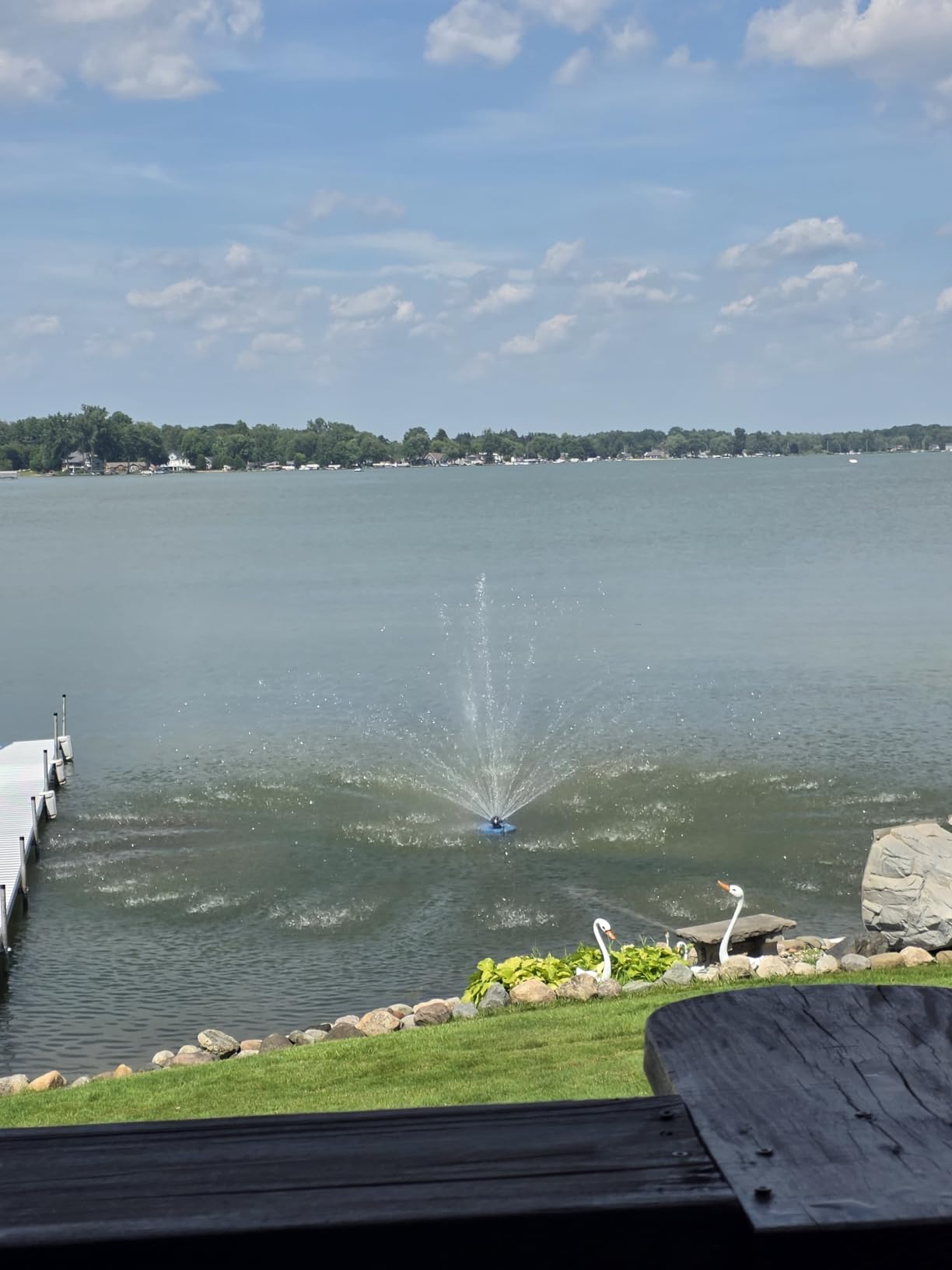 Pond Fountain Aerator, 1HP 110V Floating Aerator Fountain Pump customer photo 1