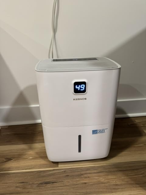 Kesnos 150 Pint Dehumidifier for Basement with Drain Hose, 7,500 Sq. Ft. customer photo 2