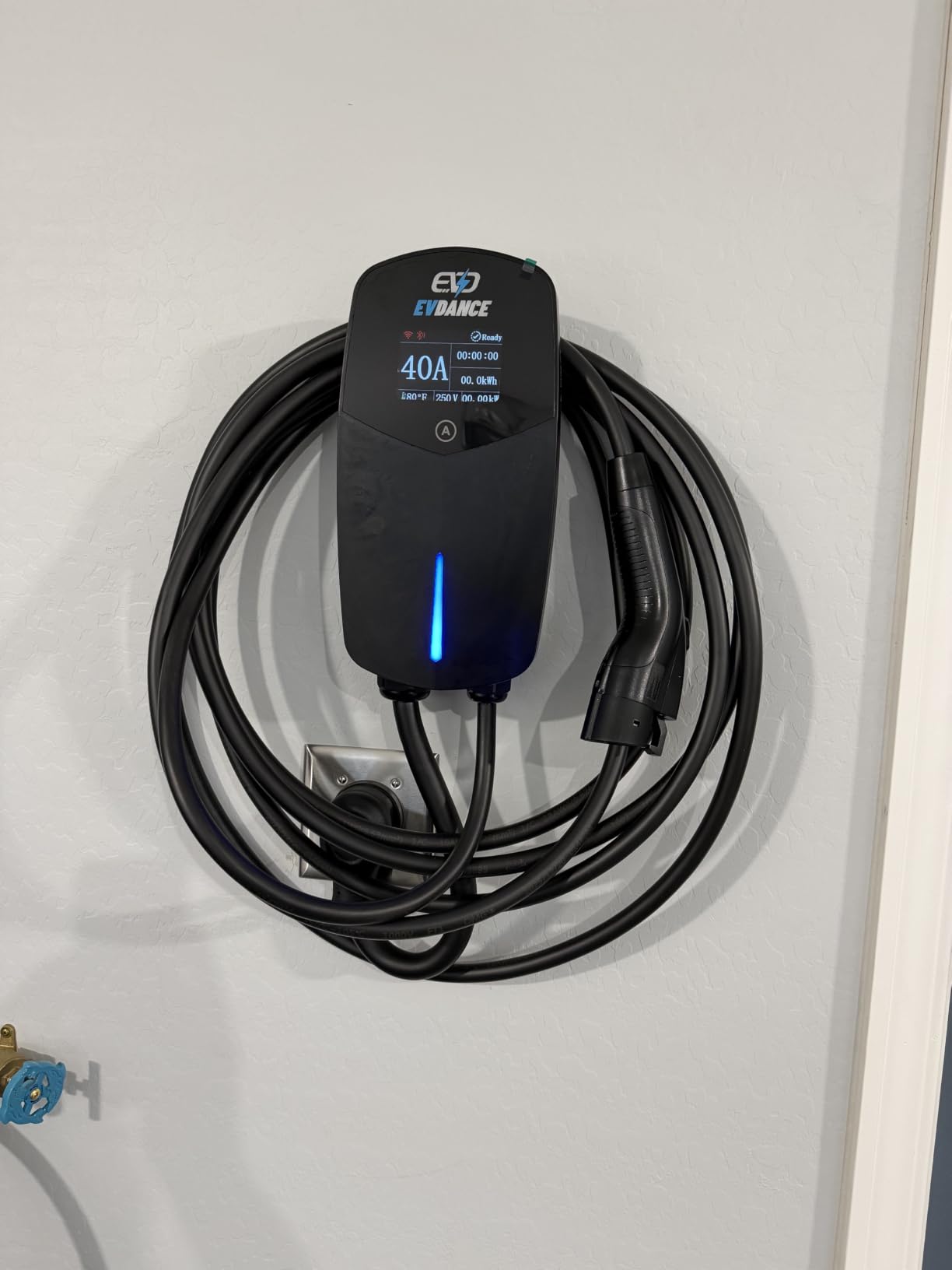 EVDANCE Level 2 EV Charger, 48A/11.5kW, J1772, Hardwired, ETL/FCC customer photo 2