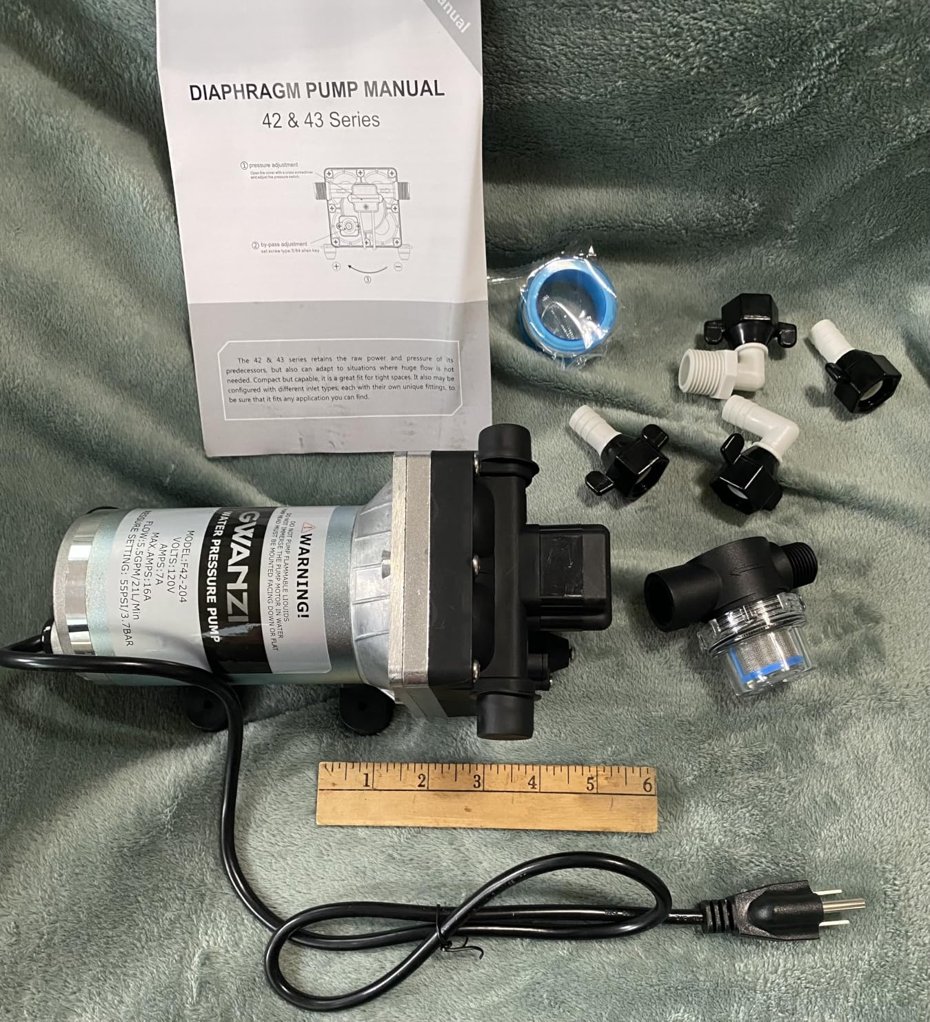1HP Whole House Water Pressure Booster Pump 90PSI 115V Automatic Variable Speed Penmanent Mangnet Motor Constant Pressure Wireless App Control Compact Design for Home House Villa Apartmen customer photo 2