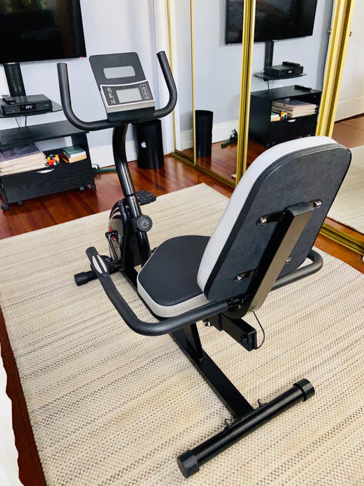 VANSWE Recumbent Exercise Bike for Home Seniors with 380 LB Weight Capacity customer photo 1