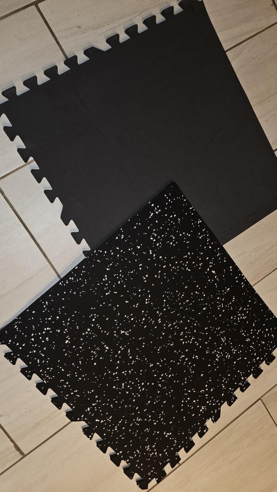 Dilunave 6 Pack Horse Stall Mats, 4 x 6 ft Rubber Interlocking, 0.4