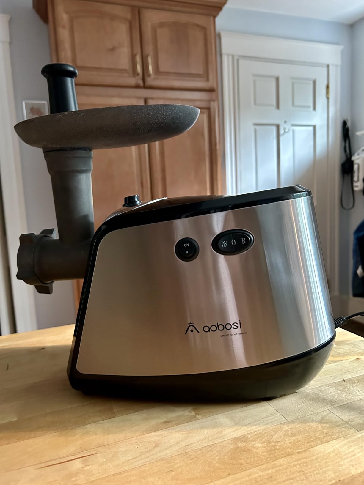 AAOBOSI #12 Heavy Duty Meat Grinder, 3000W, Built for Hunting & Wild Game customer photo 2