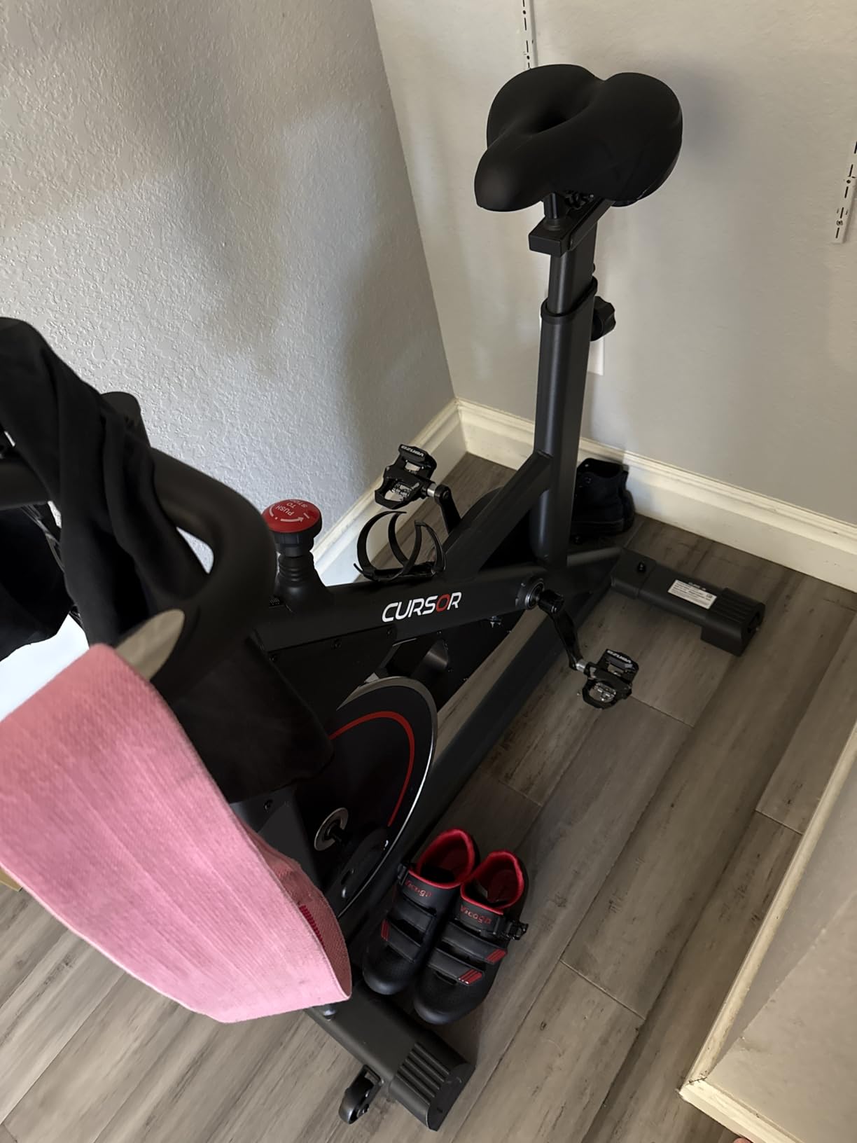 CURSOR Exercise Bike, Magnetic Friction Stationary Bikes for Home with APP customer photo 2