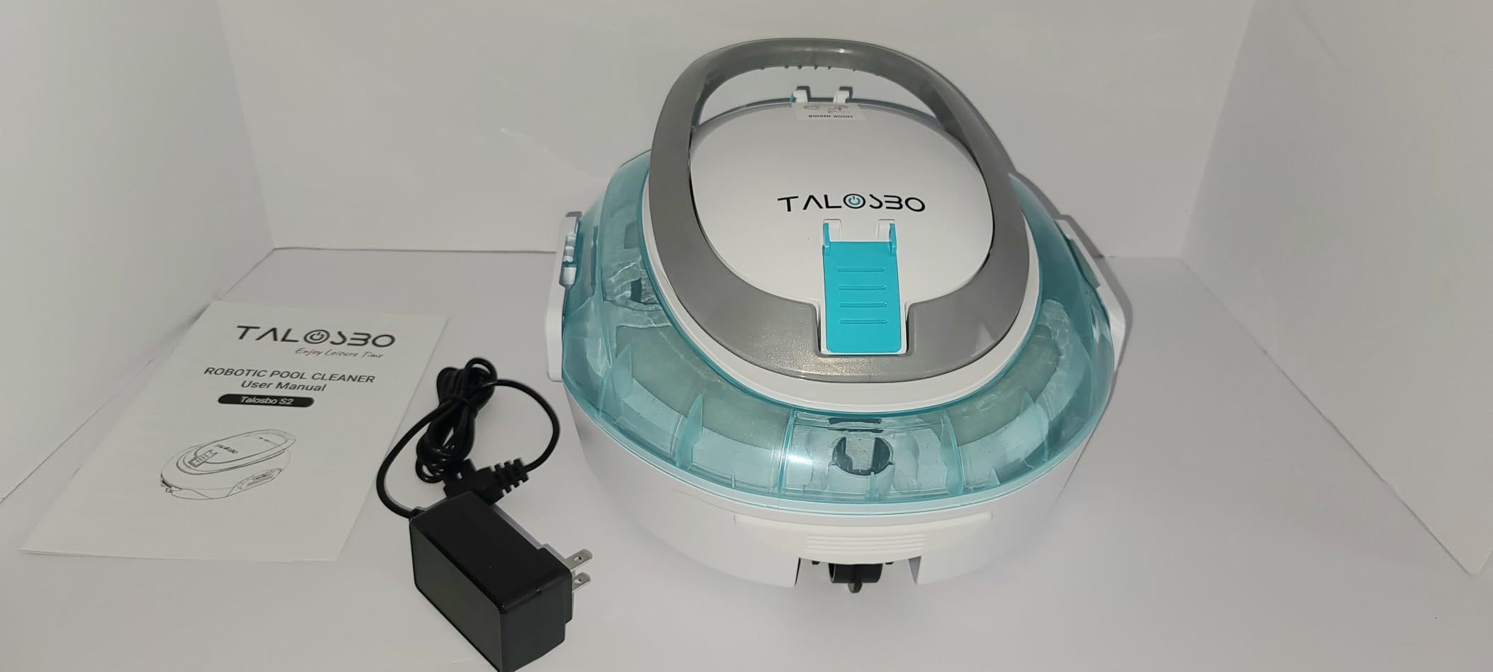 S2 Pool Vacuum Robot for Above Ground Pools, 90-Min Runtime, 861 Sq.Ft Coverage, Cordless Operation, Efficient Cleaning Performance, Dual-Layer Filtration, Panda Black customer photo 2