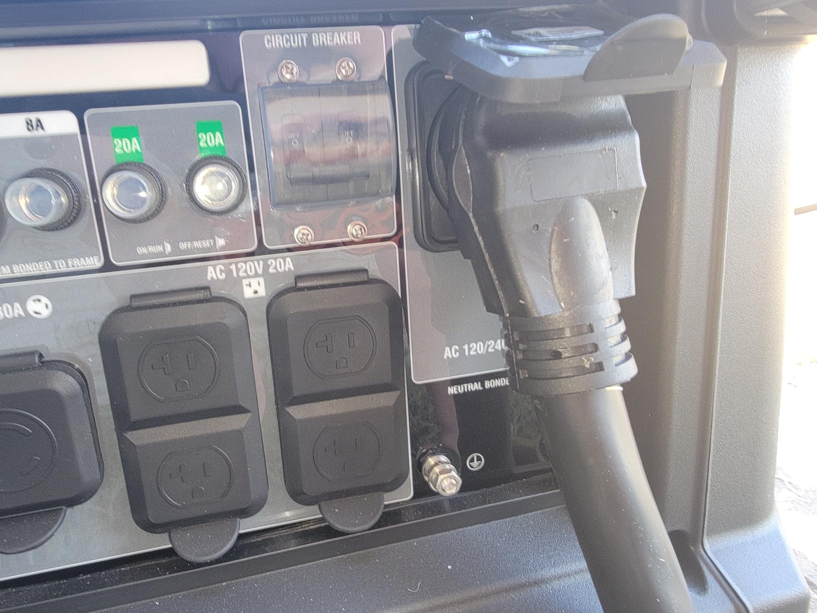 GENMAX 15000W Tri-Fuel Portable Generator - 2025 Model with ATS, CO Sensor, Digital Display & 50A Output Perfect for Home Backup, Construction Sites & Emergency Power (GM15000ET) customer photo 1