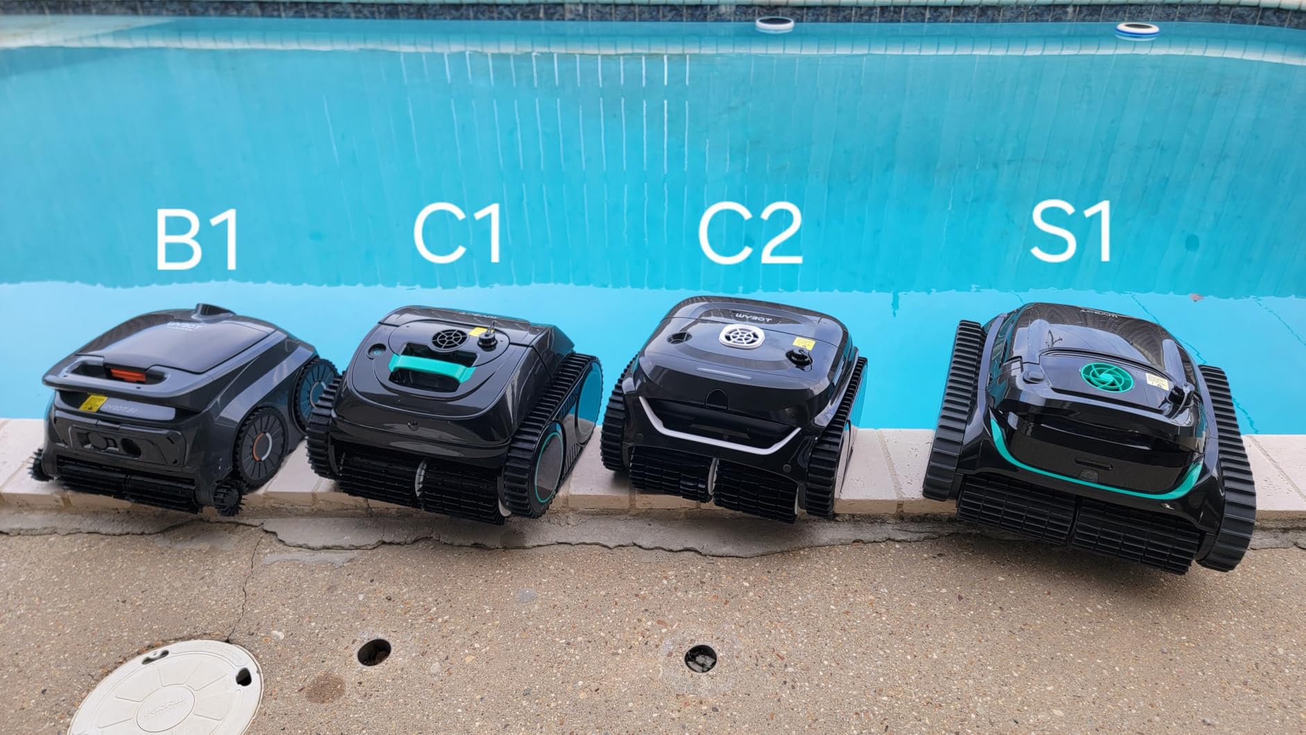 Wybot C2 Cordless Pool Vacuum for Inground Pools, Robotic Pool Cleaner customer photo 1