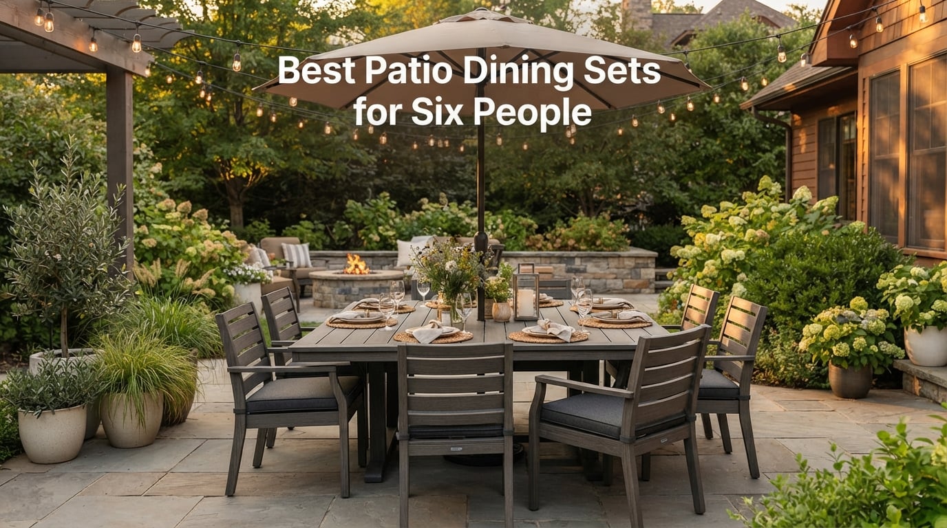 Best Patio Dining Sets for Six People