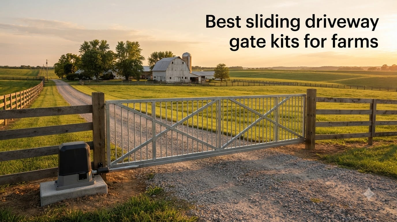 Best sliding driveway gate kits for farms