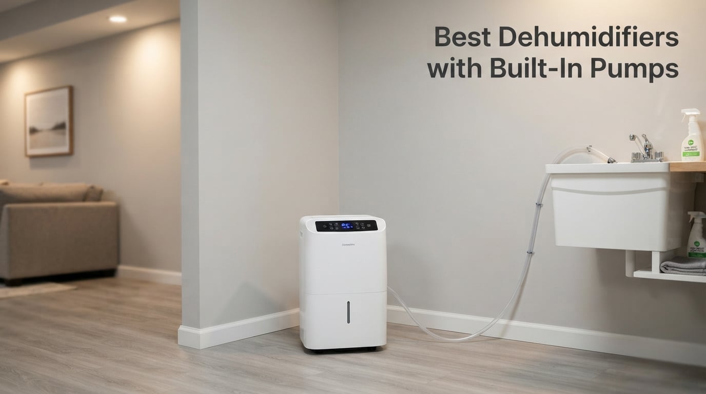 Best Dehumidifiers with Built-In Pumps