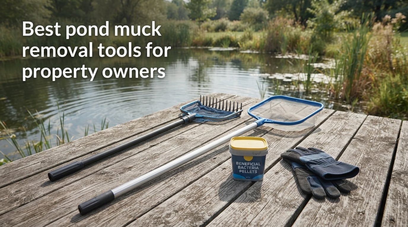 Best pond muck removal tools for property owners
