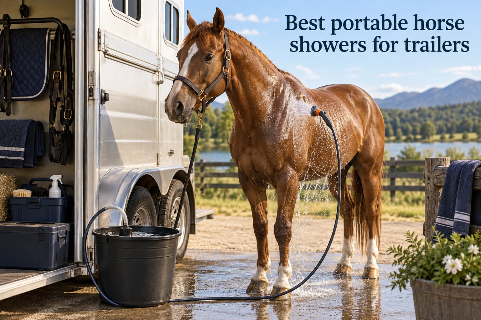 Best portable horse showers for trailers