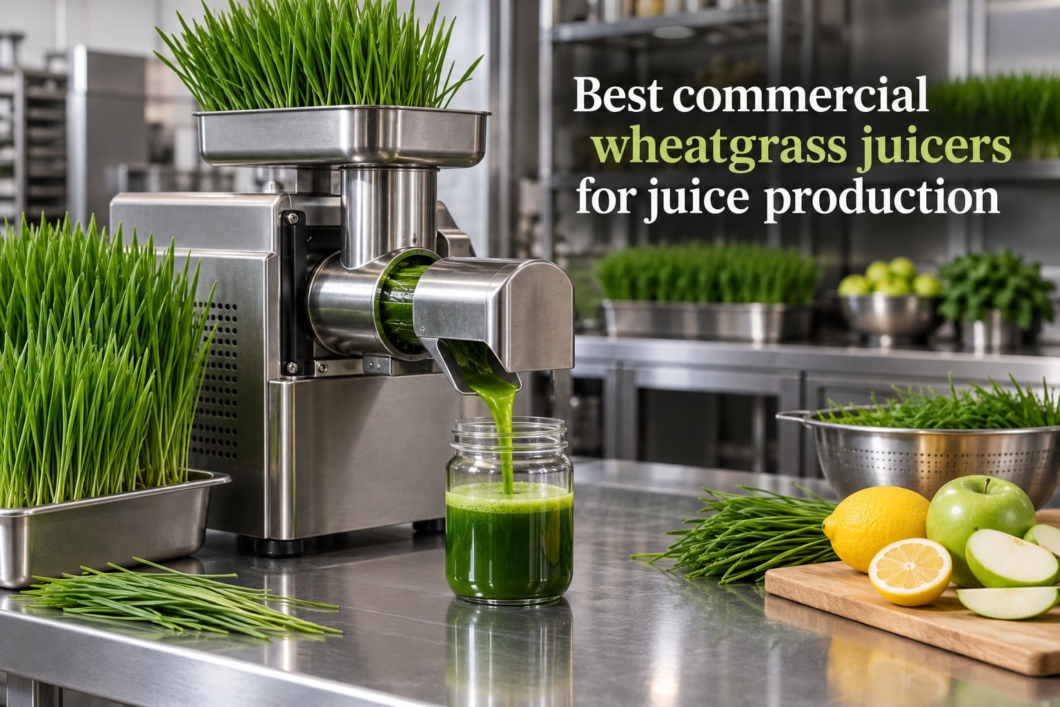 Best commercial wheatgrass juicers for juice production