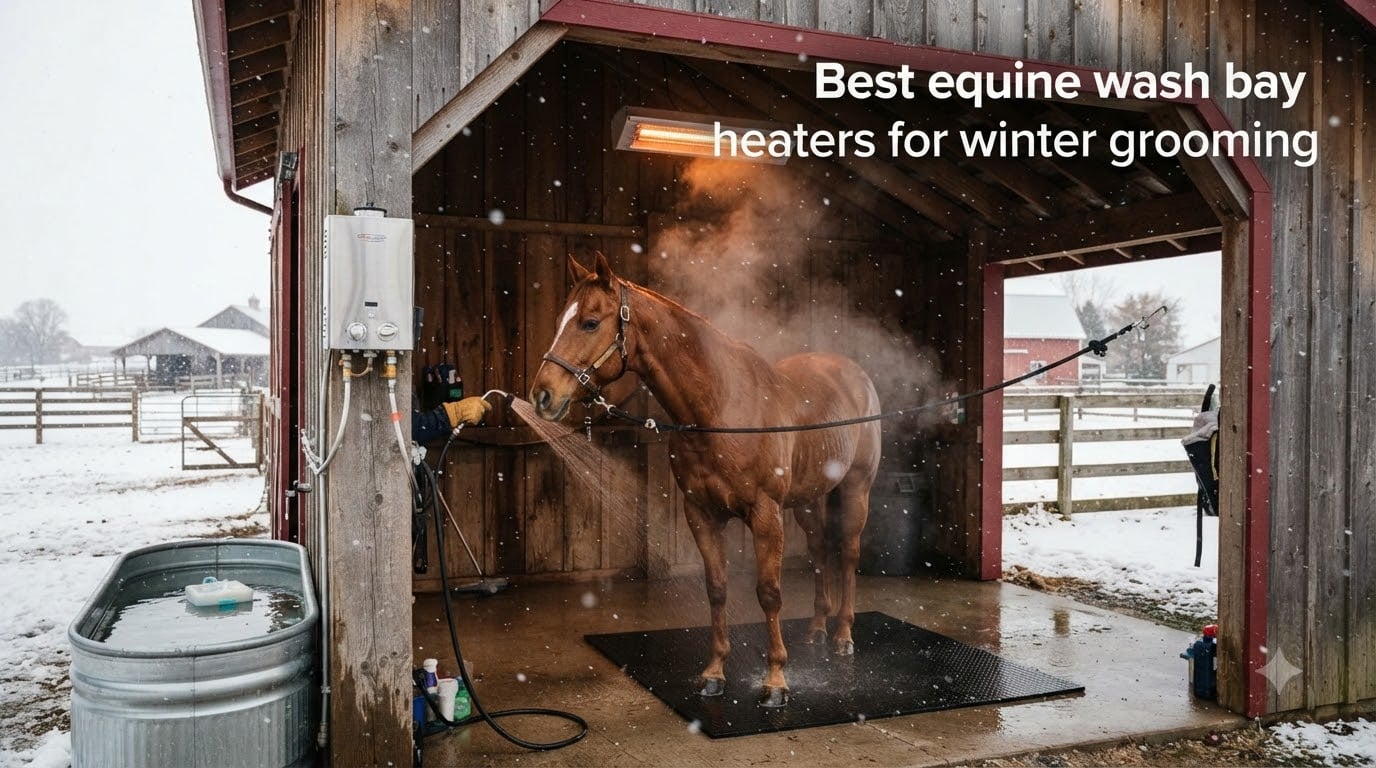 Best equine wash bay heaters for winter grooming