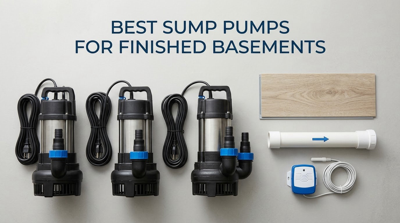 best sump pumps for finished basements