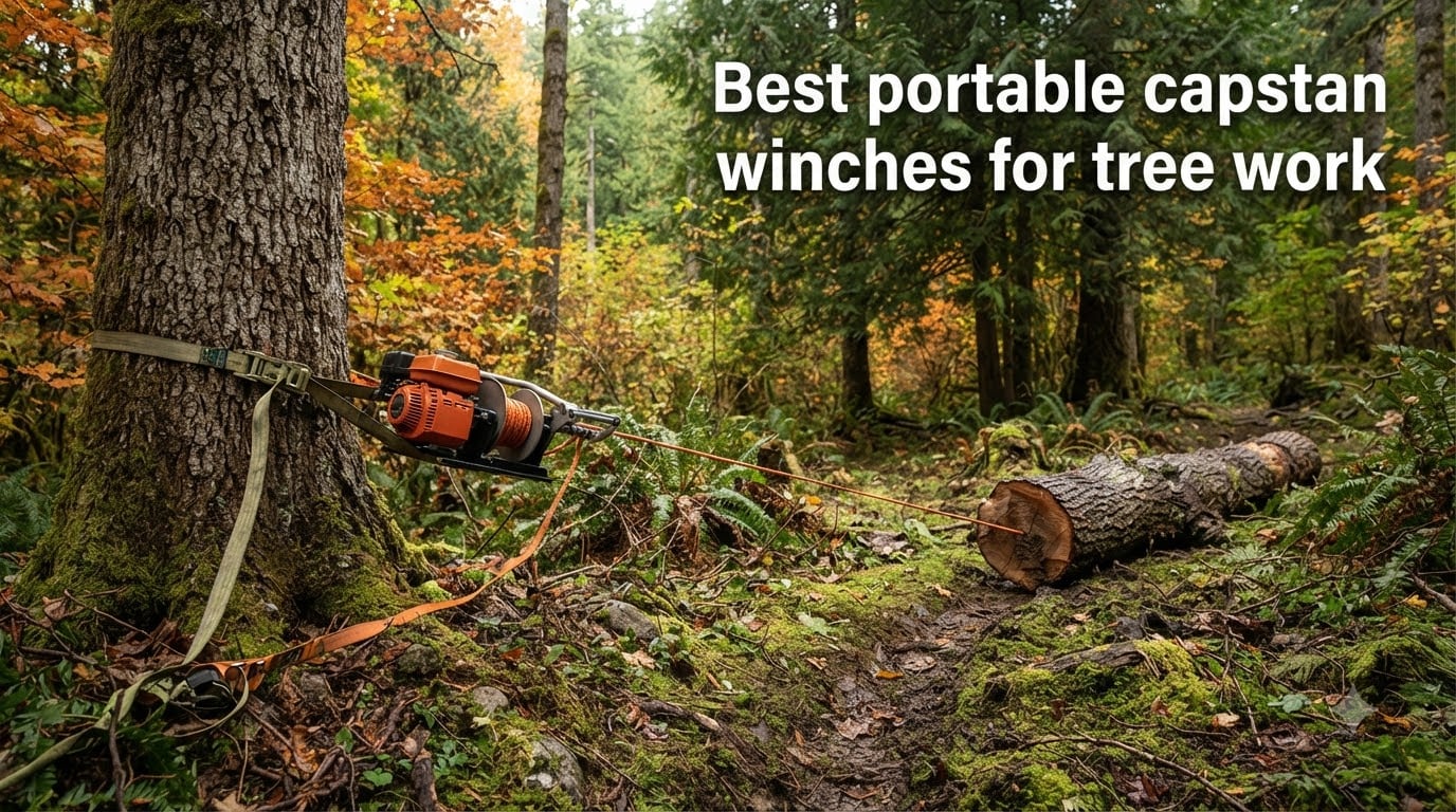 Best portable capstan winches for tree work