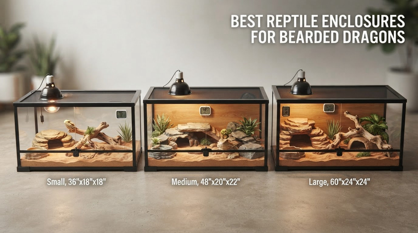 best reptile enclosures for bearded dragons