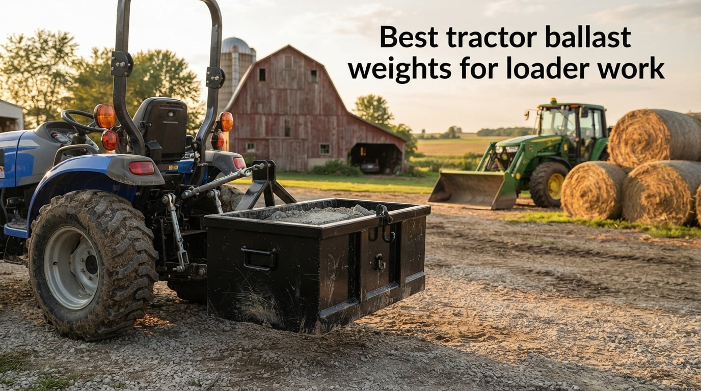 Best tractor ballast weights for loader work