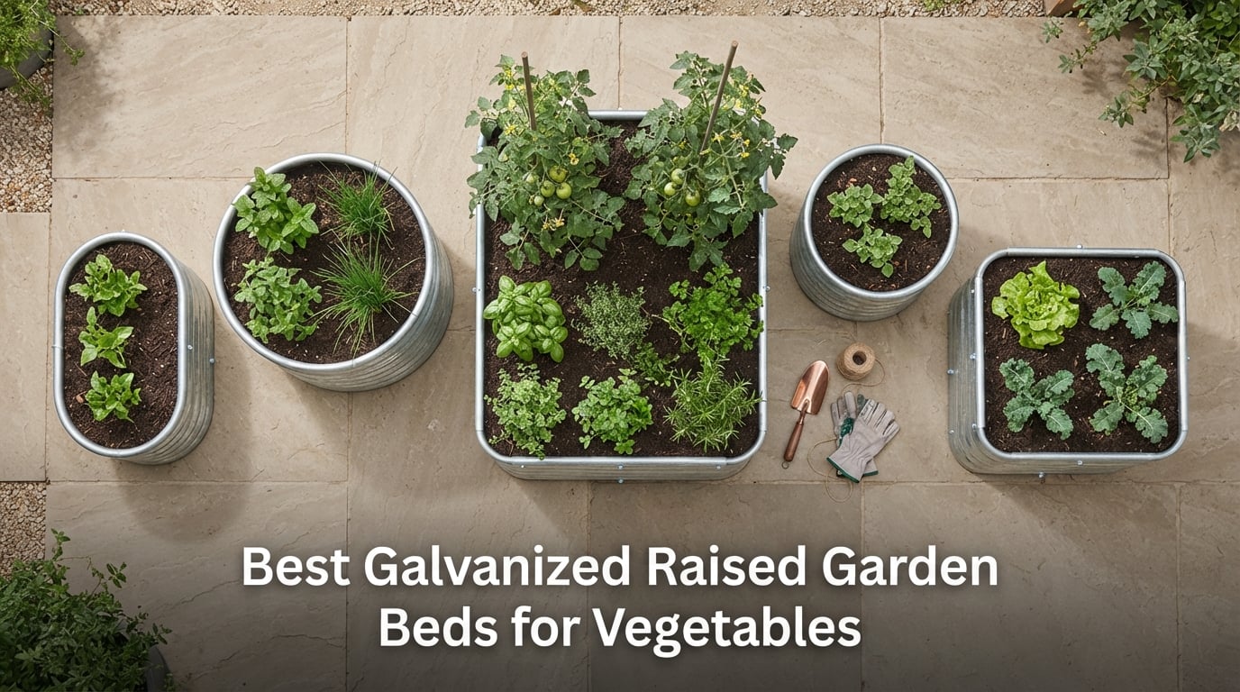 Best Galvanized Raised Garden Beds for Vegetables
