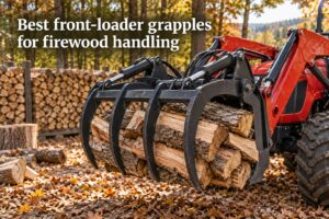 Best front-loader grapples for firewood handling