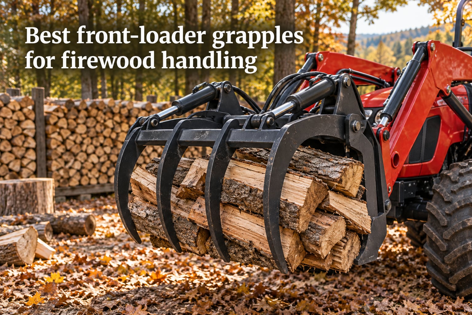 Best front-loader grapples for firewood handling