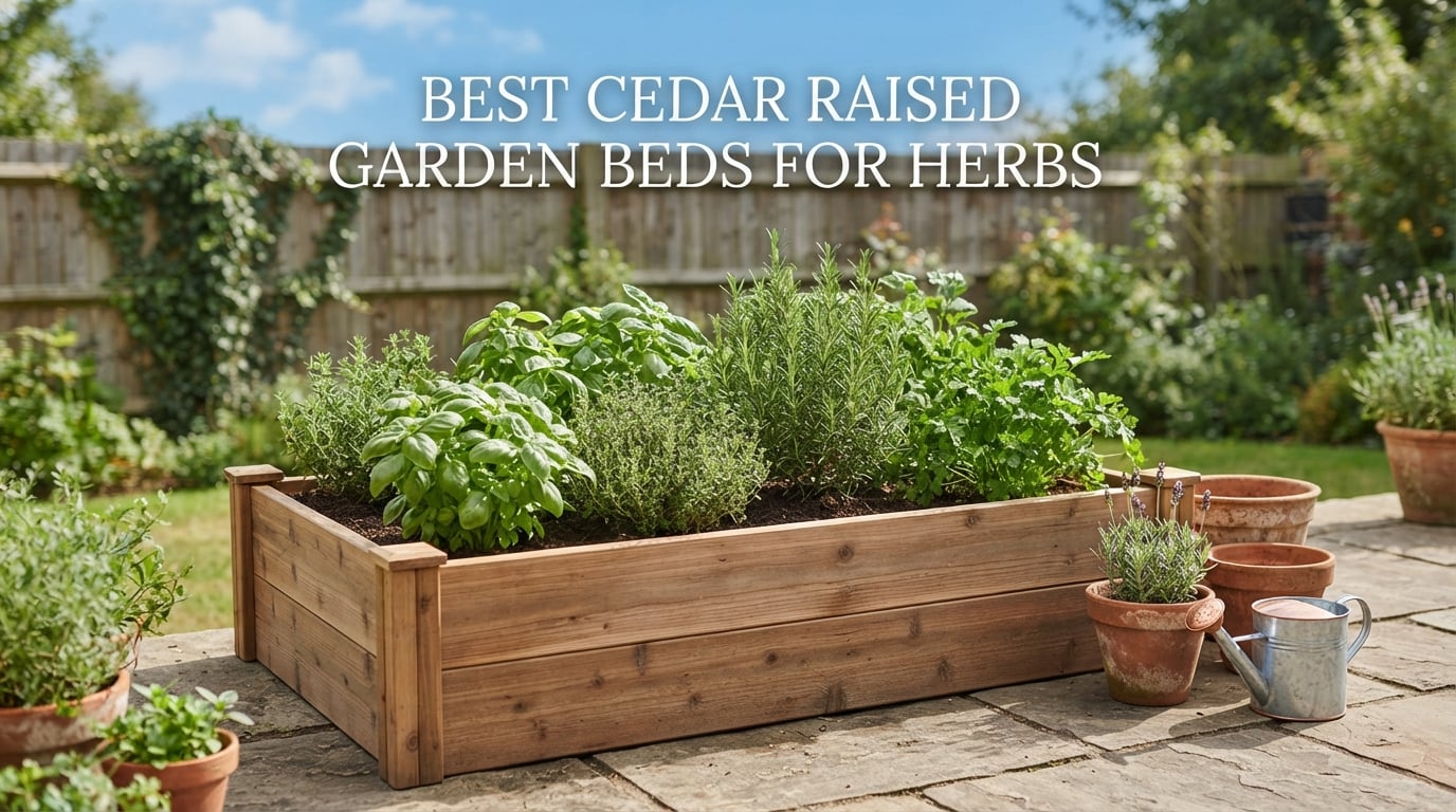 Best Cedar Raised Garden Beds for Herbs